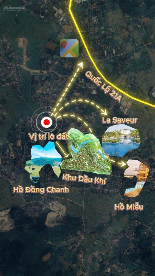 Dt 806m 320m thổ cư tại đồng tranh a cư yên phú thọ tay trạm nước đối diện là đồng tranh villa