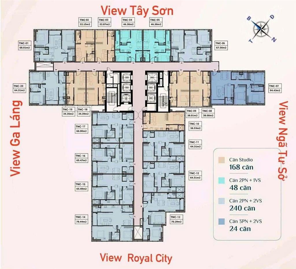 Chỉ từ 3 tỷ căn góc hiếm 3pn the ninety complex đường láng | nhận nhà ở ngay