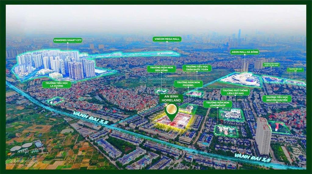 Bán căn hộ giá tốt tại an bình homeland dương nội, hà nội. dự kiến chỉ từ 69tr/m2