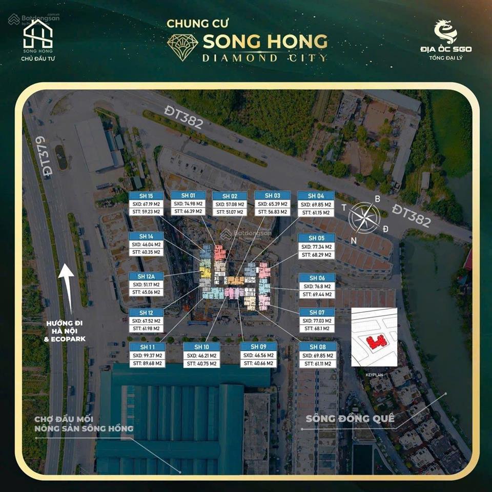 Chính chủ bán căn hộ sông hồng diamond city