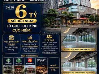 Chỉ từ 6 tỷ cơ hội đầu tư sàn ttm hạng a lõi mỹ đình cầu giấy
