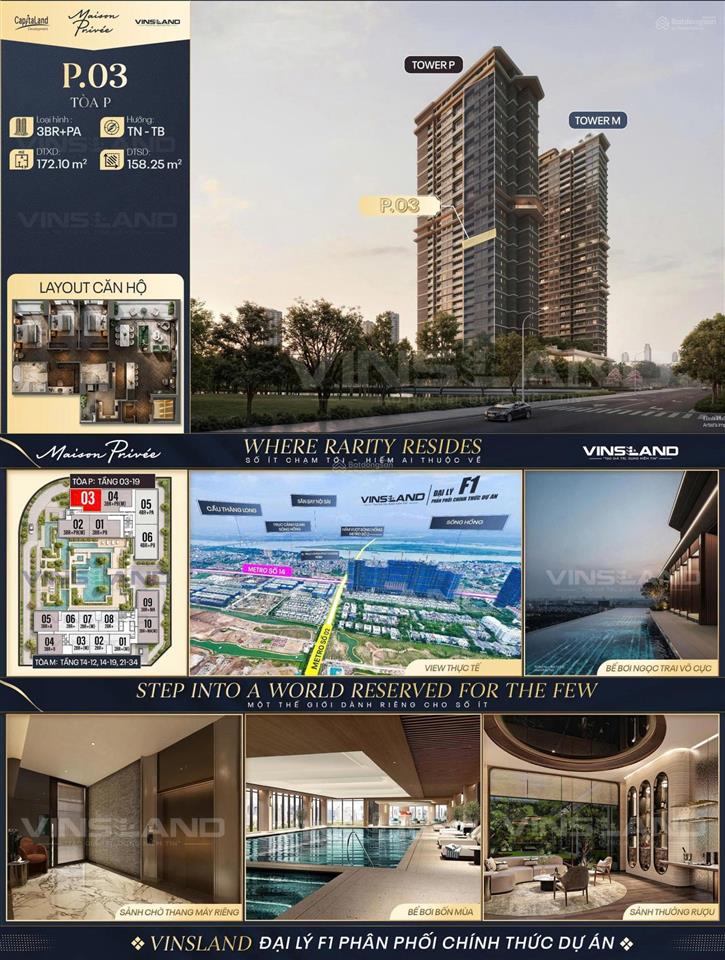 Căn hộ góc p03 kiệt tác view sông hồng tại maison privee (ciputra)