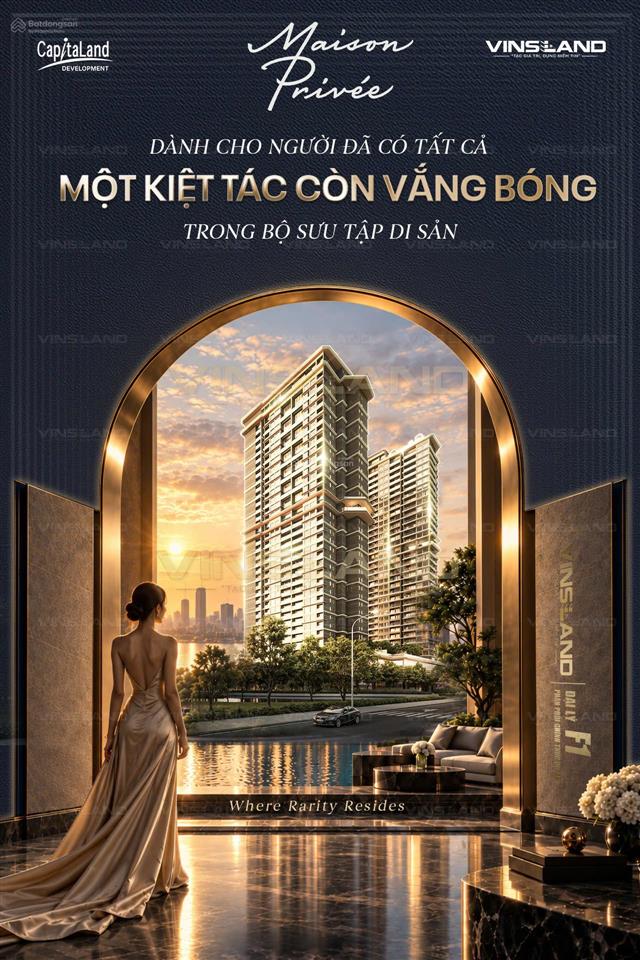 Căn hộ góc p03 kiệt tác view sông hồng tại maison privee (ciputra)