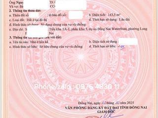 Chủ kẹt bank cần bán gấp căn nhà phố đã có sổ hồng gđ 1 khu đô thị izumi city.   0976 483 ***