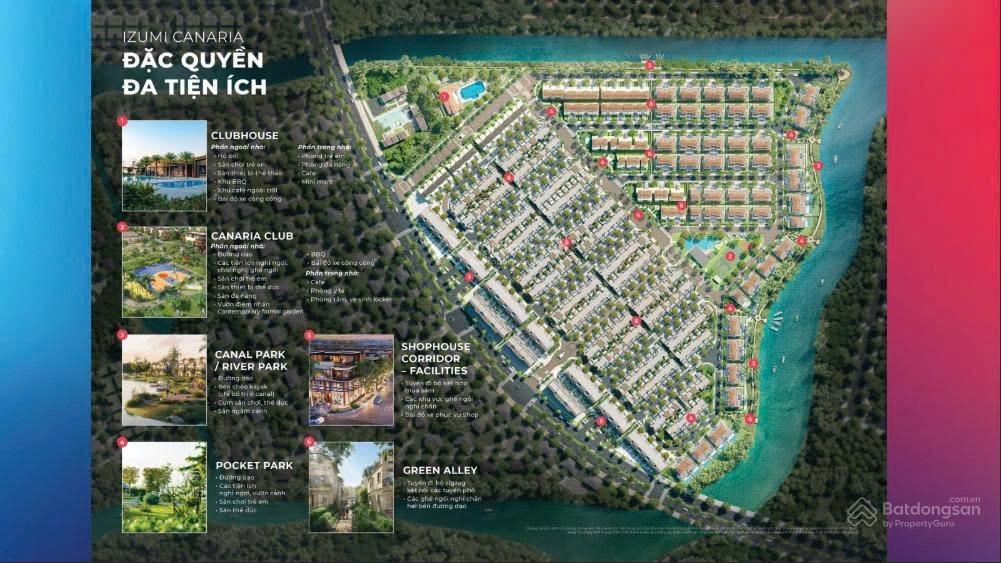 Bán shophouse dự án izumi city nhà 1 trệt 1 lửng 2 lầu (6x19m) 114m2, mặt tiền đường 33m