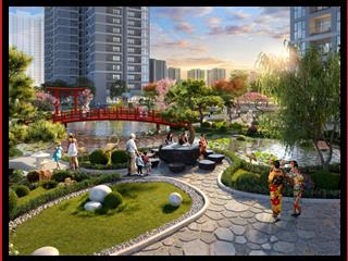 Bán chung cư the zenpark vinhomes ocean park 1, căn góc 2n + , view hồ điều hoà và nội khu