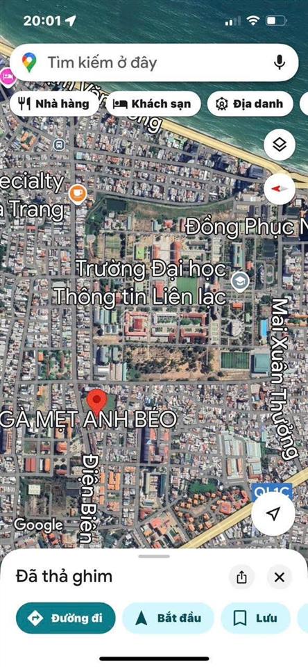 Bán gấp đất đường thoại ngọc hầu gần biển nha trang. đất đối diện chung cư hoàng quân