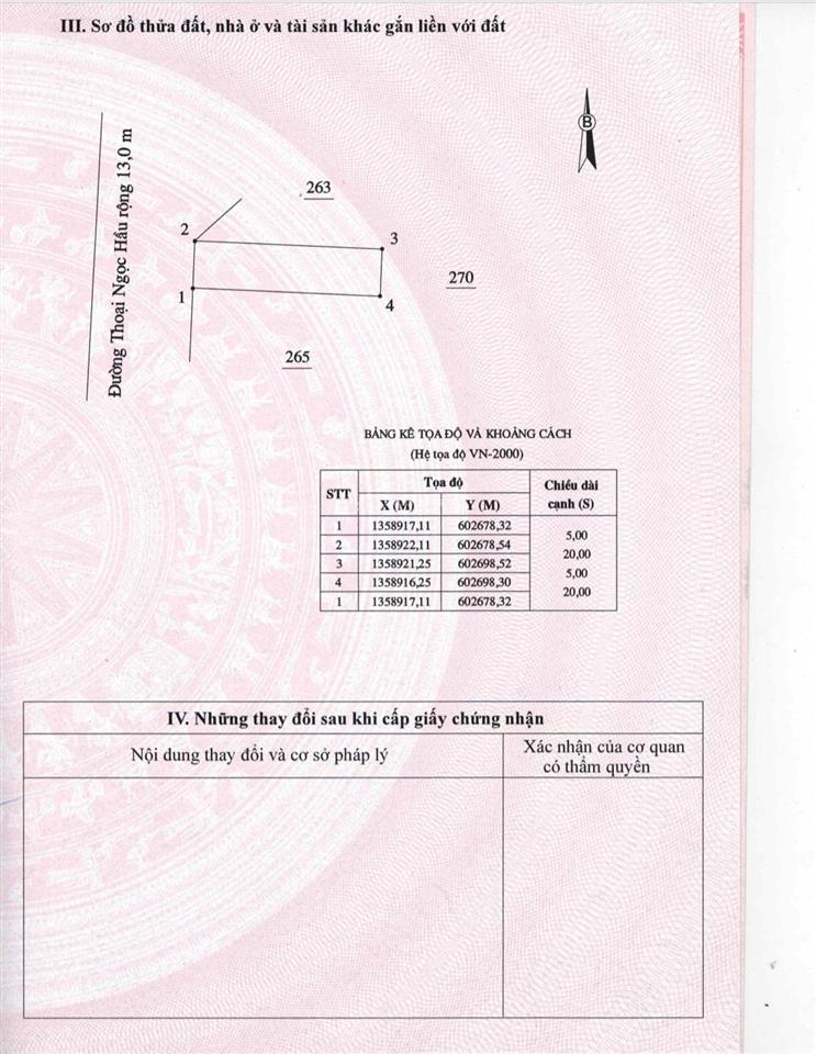 Bán gấp đất đường thoại ngọc hầu gần biển nha trang. đất đối diện chung cư hoàng quân