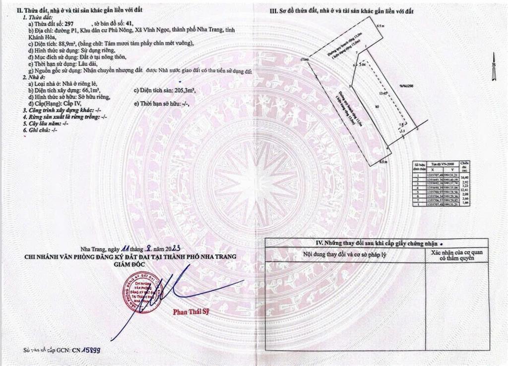 Bán nhà 3 tầng căn góc mặt tiền đường rộng 13m khu đô thị vĩnh điềm trung