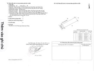 Bán gấp lô đất tân dân 1  vạn thắng  vạn ninh. giá tốt  diện tích 267.4m2 (ngang 8m)