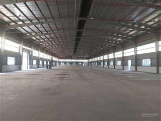 Cho thuê xưởng sản xuất kho chứa hàng dt gần 6500m2 kcn tân phú trung củ chi