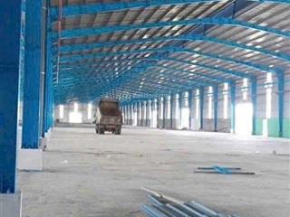 Cho thuê xưởng dt 6200m kcn đức hòa long an