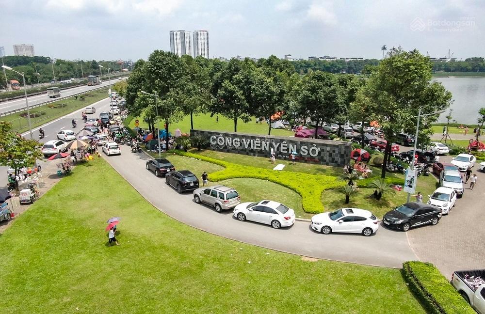 Bán đất phân lô yên sở  diện tích 80 mét  lô góc  vỉa hè  giá 24,5 tỷ