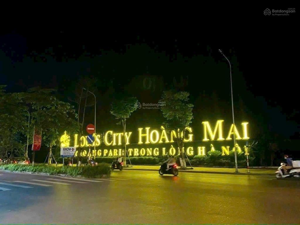 Bán biệt thự louis city hoàng mai  dt 275 mét  5 tầng  mt 12 mét  giá 65 tỷ