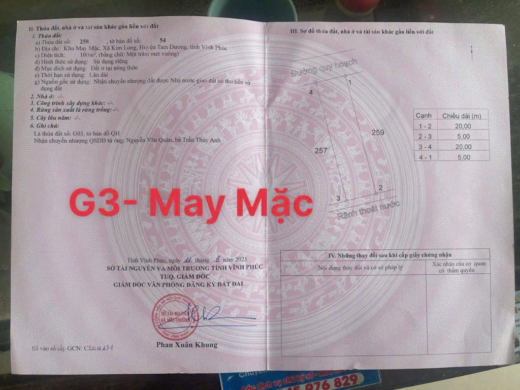 🔥 CHỈ 2,35 TỶ SỞ HỮU ĐẤT ĐẸP KHU MAY MẶC KIM LONG–GẦN IC4 CAO TỐC,TIỀM NĂNG TĂNG GIÁ MẠNH 0988296228