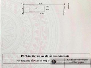 Bán đất vàng mặt ngõ hồ tùng mậu 87m²*4m giá 18 tỷ kinh doanh sầm uất nở hậu cực thoáng