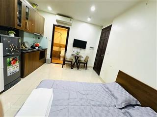 Diện tích 28m2 phòng 1 ngủ 1 khách trần thái tông cầu giấy 4,4 triệu ban công
