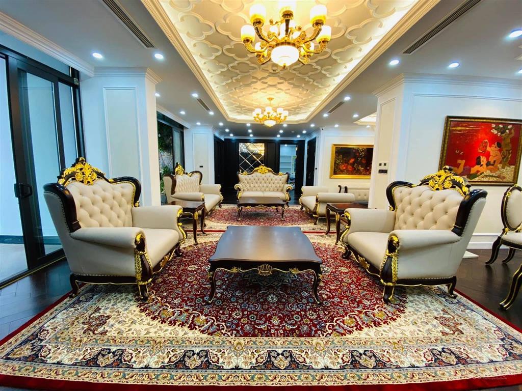 Penthouse 24t1 trung hòa nhân chính, 274m2, thiết kế 5 ngủ 5 vệ sinh, nội thất cơ bản
