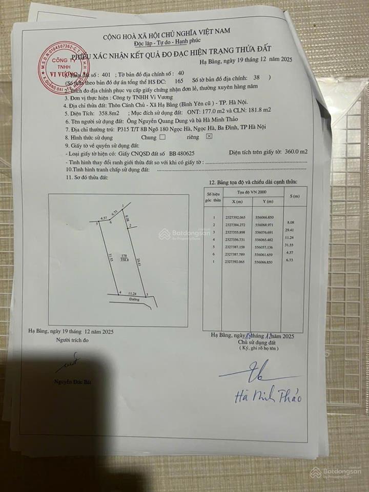Cần tiền bán nhanh 358m2 cánh chủ, sát vách cnc hoà lạc giá chưa tới 20tr/1m2