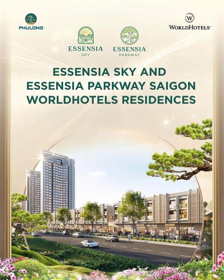 Biệt thự song lập onsen essensia parkway đầu tiên tại nam sài gòn giá 33 tỷ nhận nhà tháng 10/2026