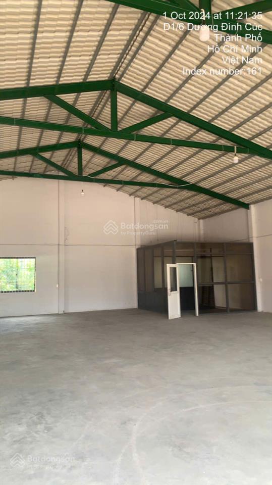 Cho thuê kho xưởng 500m2 bình chánh, xưởng xây mới, sạch đẹp