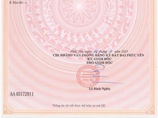 Chính chủ tôi cần bán miếng đất băng 2 đường trường chinh xuân hoà phúc yên
