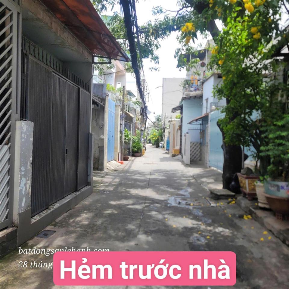 Hẻm thông nguyễn hữu tiến, tây thạnh, tân phú. 4 x 24m, odt 100% cn 97m² giá 7,2 tỷ~78tr/m2