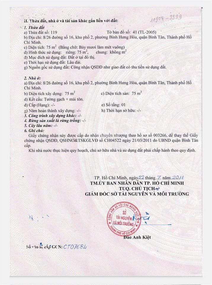 Hẻm xe hơi thông sát aeon mall tân phú địa chỉ 8/26 đường số 16, bình hưng hòa, (ngay cầu bưng)