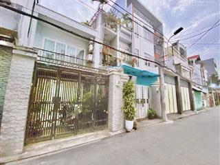 Chỉ 4 tỷ tí. nhà lầu 60m2, ngang 5m rộng rãi. hẻm nhựa ô tô 7 chỗ thông. gần dương thị mười quận 12