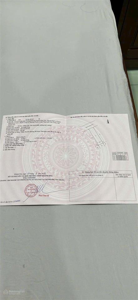 Nhà tái định cư khu vcn phước long  nha trang