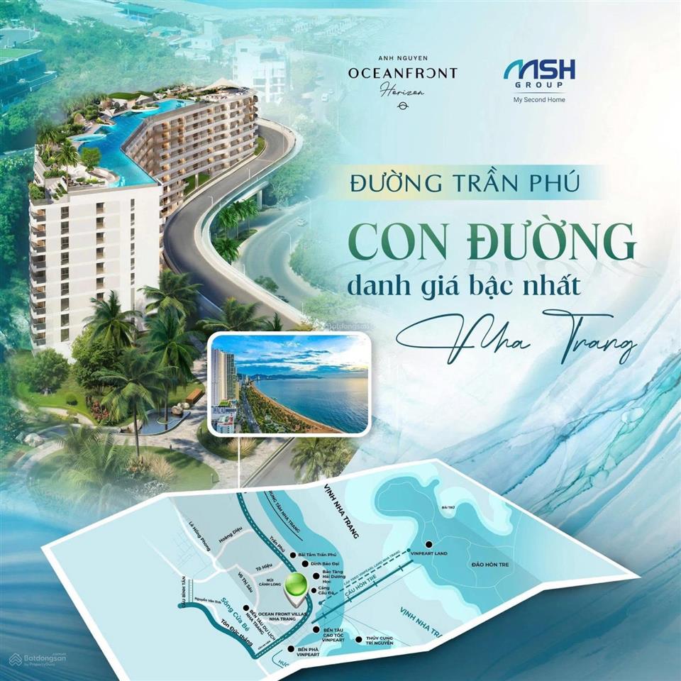 Căn hộ cao cấp view trực diện biển đường trần phú, thành phố nha trang
