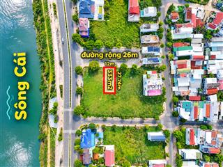 Lô biệt thự 333m2  kđt nam sông cái  diên khánh  chỉ 19tr/m2  có sổ hồng