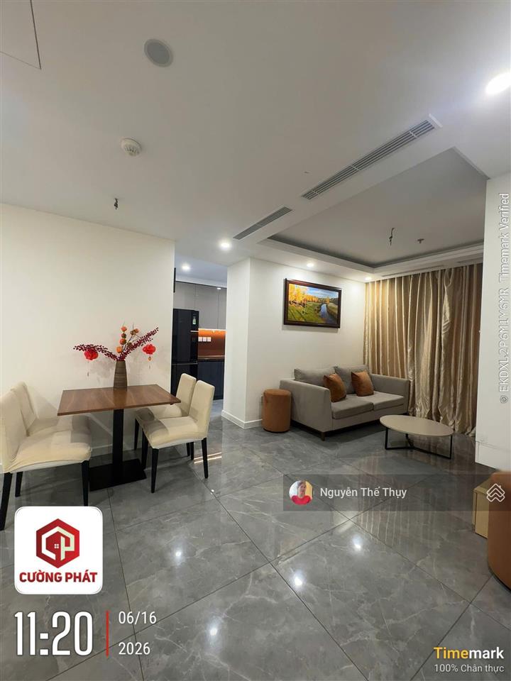 Căn 2pn full nt 138m2 giá 19tr chung cư noble crystal riverside q7.  0933 339 *** ms thụy