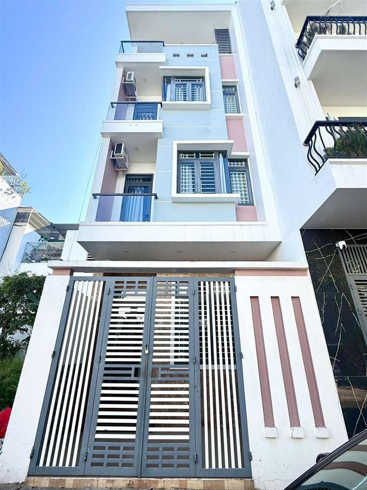 Nhà 4 tầng tđc phước long 66,6m ngang 4,5msẵn hđ thuê 18tr/tháng đường oto 10m giá 7tỷ950