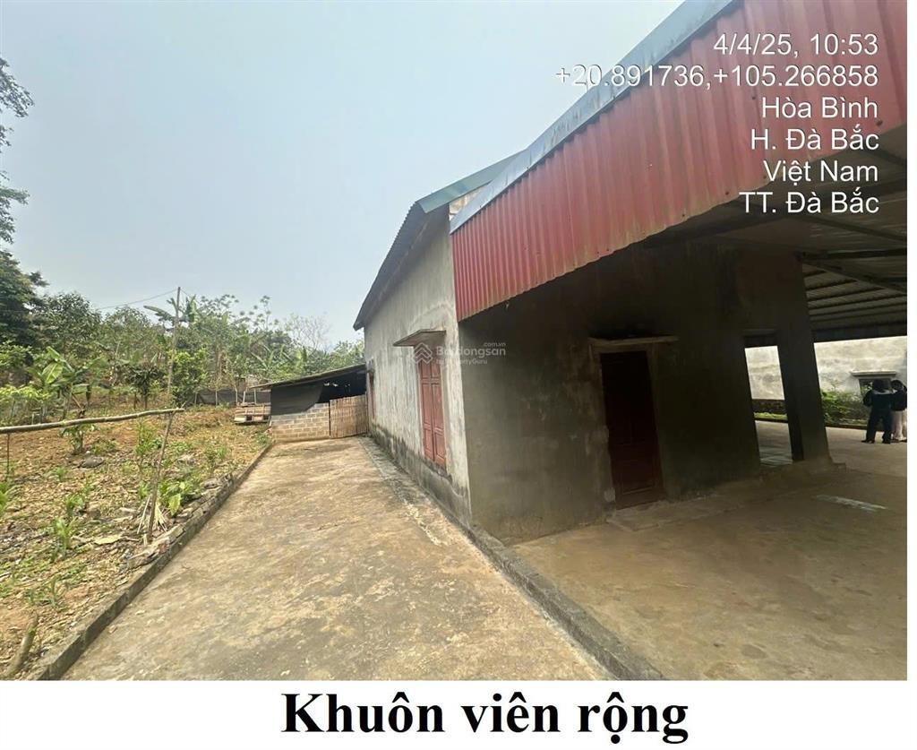 Bán 2110,2m2 đất có nhà tại tú lý, đà bắc, 400m² đất ở, giá 1,2 tỷ