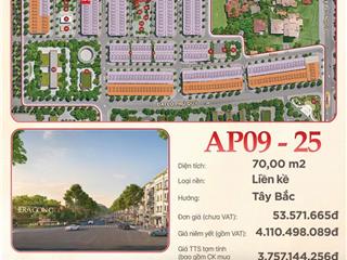 Bán lô đất 70m2 view công viên cực đẹp , giá tốt để ở hoặc đầu tư dài hạn