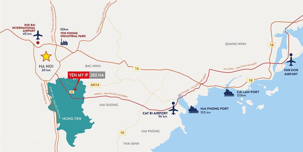 Bán đất khu công nghiệp yên mỹtỉnh hưng yên, dt 12ha.giá bán 127usd,trung tâm tiềm năng hà nam