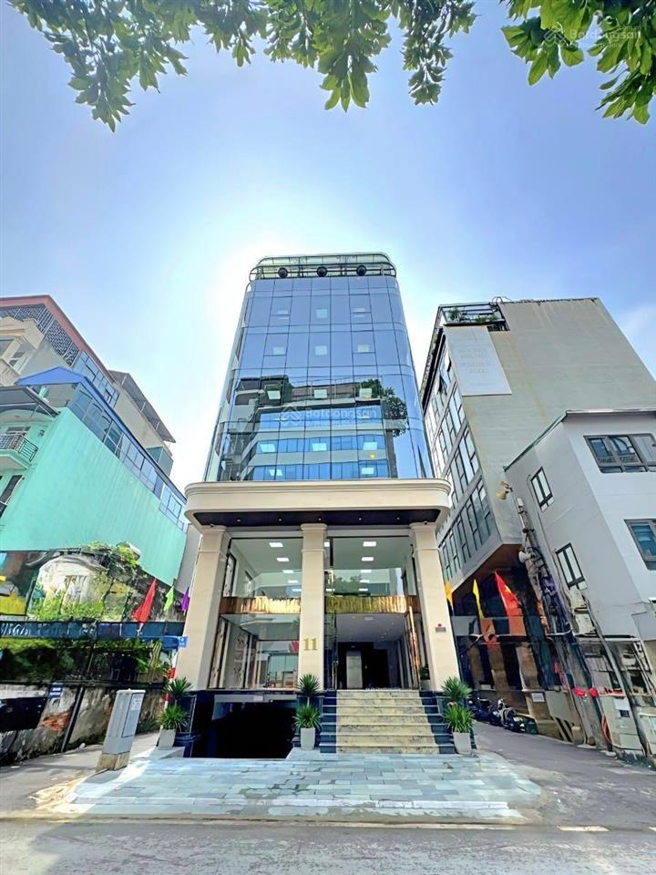 Đại cồ việt tòa văn phòng 8 tầng mt 7m 85m2 38,5 tỷ. vị trí siêu đẹp, chủ ngộp bank