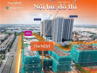 Mở bán the nest  cdt becamex tokyu căn 2 pn 68m2 giá 2,7x tỷ cho thuê 14 tr/ tháng.  0944 161 ***