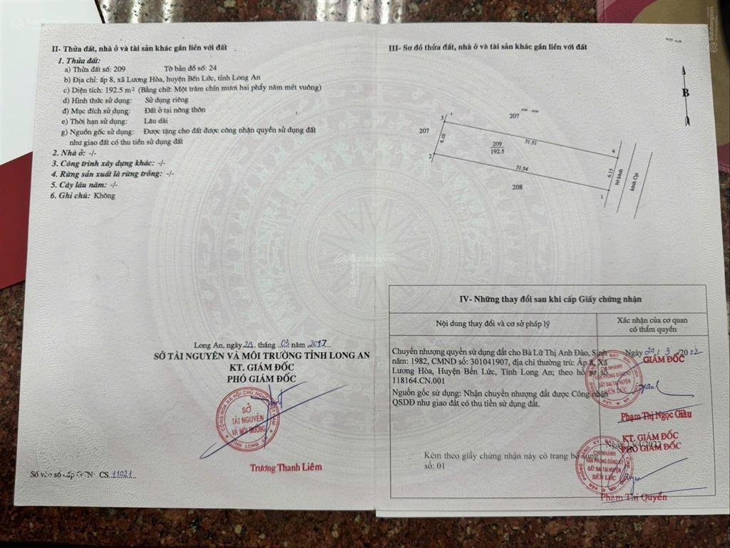 Bán đất + nhà trọ 4908m2, 1,6 triệu/m2, tại xã lương hòa, bến lức, long an, view đẹp