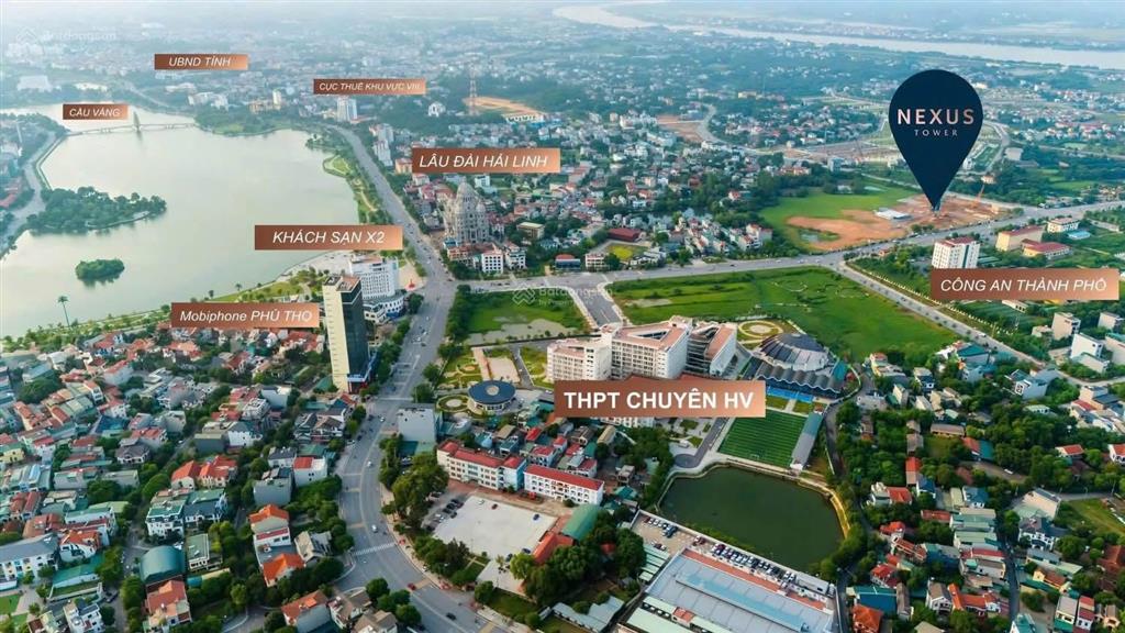 Căn hộ 1 ngủ 45m2 dự án đông nam việt trì