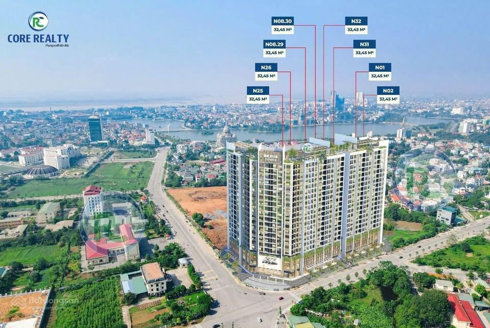 Căn hộ 1 ngủ 45m2 dự án đông nam việt trì