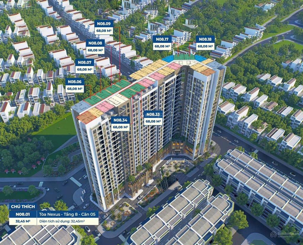 Căn hộ 1 ngủ 45m2 dự án đông nam việt trì