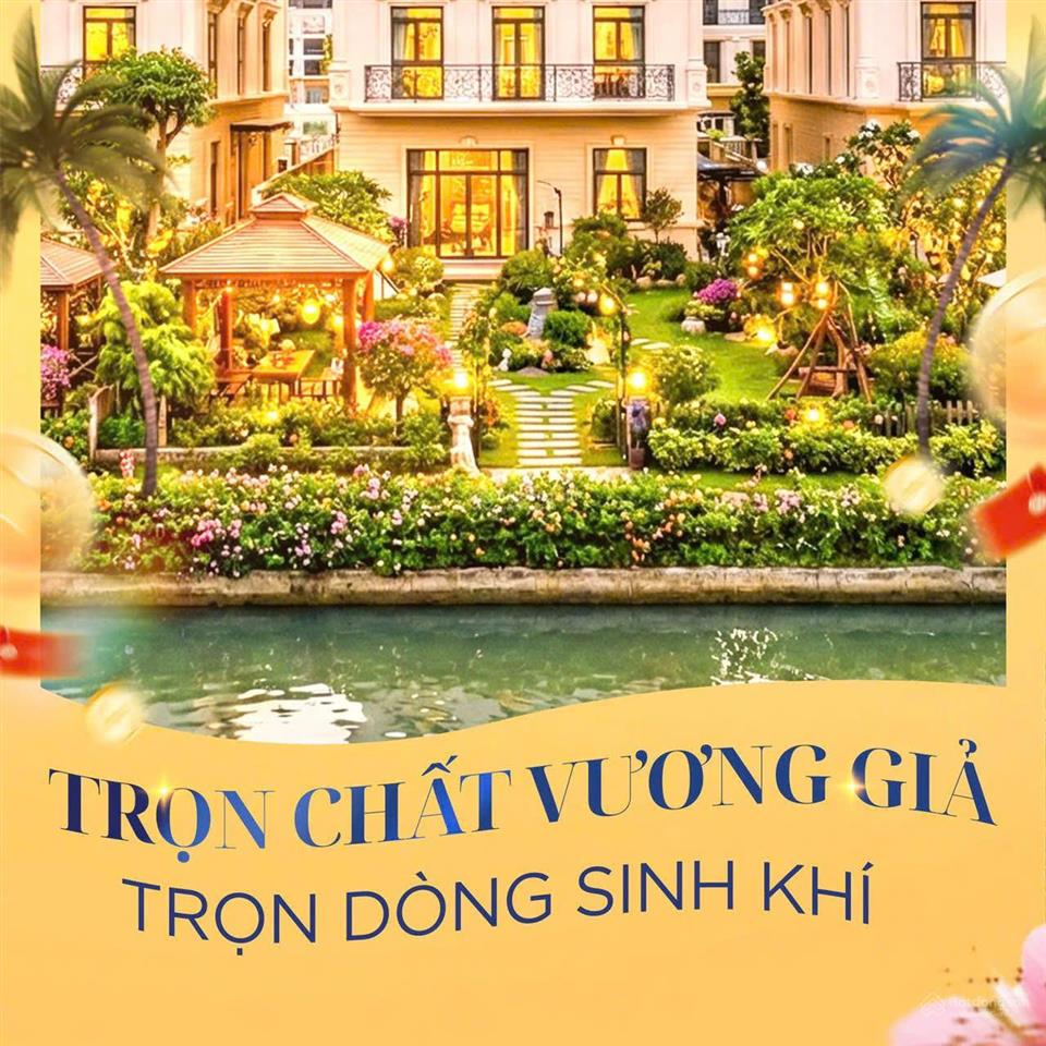 Chỉ từ hơn 12 tỷ sở hữu ngay căn bt liền kề view sông sân vườn sau nhà rộng 100m2 sử dụng riêng