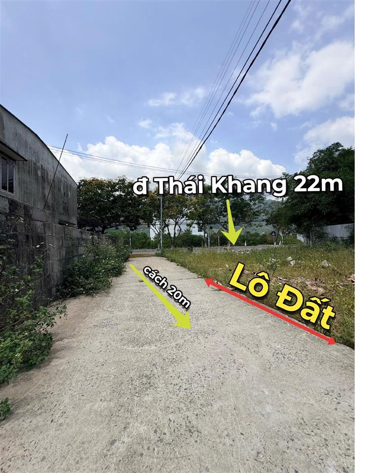 Bán đất hẻm phước đồng sát đường thái khang cách trường chính trị 500m giá 2 tỷ 190