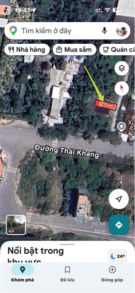 Bán đất hẻm phước đồng sát đường thái khang cách trường chính trị 500m giá 2 tỷ 190