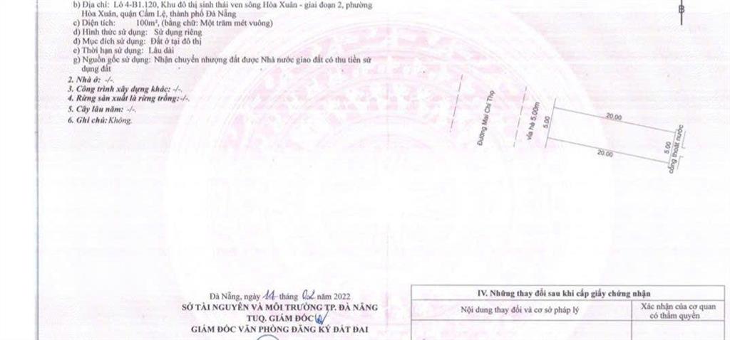 Bán cặp đất đường mai chí thọ hòa xuân, 200m2, đường 10,5m