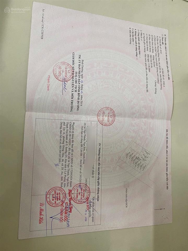 Chính chủ cần bán nhà 2 lầu kdc lê phong phường đông hòa dĩ an, nay tphcm