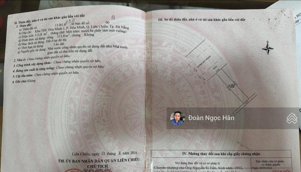 Lô đất biển nằm trên trục đường 10m5 cực kỳ đẹp, sát chợ chiều hải sản trần đình tri