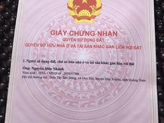 Chính chủ cần tiền bán gấp hoa hậu tái định cư duy hải ii, lô góc 2 mặt tiền & view công viên
